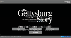 Desktop Screenshot of gettysburgstory.com