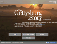 Tablet Screenshot of gettysburgstory.com